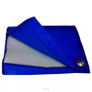 Тент Тарпаулин утепленный синий 180 г/м2 (3х4 м) Тент Тарпаулин утепленный синий 180 г/м2 (3х4 м)