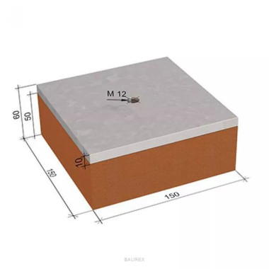 Виброизоляционная опора Виброфлекс SM 250/50 тип A Виброизоляционная опора Виброфлекс SM 250/50 тип A