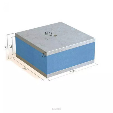 Виброизоляционная опора Виброфлекс SM 60/50 тип C Виброизоляционная опора Виброфлекс SM 60/50 тип C