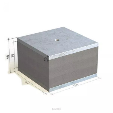 Виброизоляционная опора Виброфлекс SM 940/75 тип C Виброизоляционная опора Виброфлекс SM 940/75 тип C