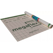 Влаго-ветрозащитная диффузионная трехслойная мембрана с двумя клеевыми лентами Megaflex Dom (АМ)