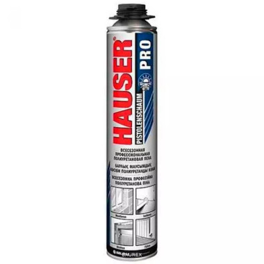 Всесезонная профессиональная полиуретановая Пена Hauser PRO (770 мл) Всесезонная профессиональная полиуретановая Пена Hauser PRO (770 мл)