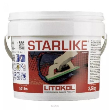 Затирка Litokol Litochrom Starlike C.430 лимон (2,5 кг) Затирка Litokol Litochrom Starlike C.430 лимон (2,5 кг)
