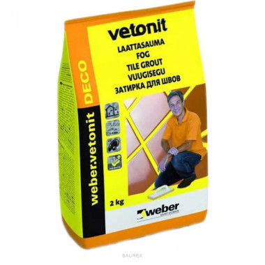 Затирка Weber-Vetonit Деко 21 сливки (2 кг) Затирка Weber-Vetonit Деко 21 сливки (2 кг)