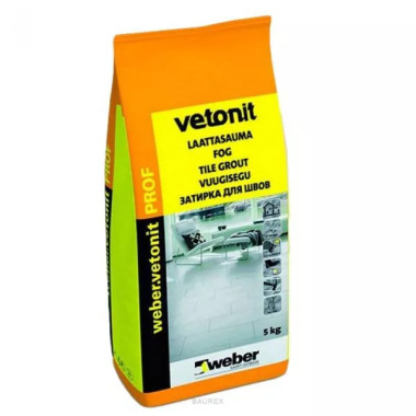 Затирка Weber-Vetonit Проф 14 антрацит (5 кг) Затирка Weber-Vetonit Проф 14 антрацит (5 кг)